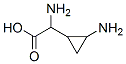 시클로프로판아세트산,알파,2-디아미노-(9CI) 구조식 이미지