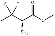 Butanoic acid, 2-amino-3,3-difluoro-, methyl ester, (S)- (9CI) Structure