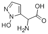 1H-피라졸-5-아세트산,알파-아미노-1-하이드록시-(9CI) 구조식 이미지
