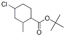 2-Methyl-4-chlorocyclohexanecarboxylic acid tert-butyl ester Structure