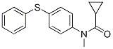 N-methyl-N-(4-phenylsulfanylphenyl)cyclopropanecarboxamide Structure