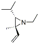 Aziridine, 2-ethenyl-1-ethyl-2-methyl-3-(1-methylethyl)-, cis- (9CI) Structure