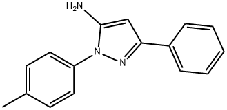 3-Phenyl-1-p-tolyl-1H-pyrazol-5-ylamine Structure