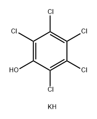 potassium pentachlorophenolate Structure