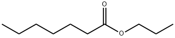Propyl heptanoate 구조식 이미지
