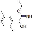 Benzeneethanimidic  acid,  -alpha--hydroxy-2,5-dimethyl-,  ethyl  ester  (9CI) Structure
