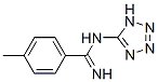 Benzenecarboximidamide, 4-methyl-N-1H-tetrazol-5-yl- (9CI) Structure