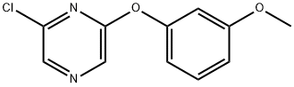 2-클로로-6-(3-메톡시페녹시)피라진 구조식 이미지