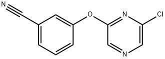 2-클로로-6-(3-시아노페녹시)피라진 구조식 이미지