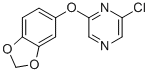 2-(1,3-벤조디옥솔-5-일록시)-6-클로로피라진 구조식 이미지