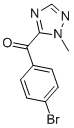 (4-BROMOPHENYL)(1-METHYL-1H-1,2,4-TRIAZOL-5-YL)METHANONE Structure