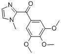 (1-METHYL-1H-IMIDAZOL-2-YL)(3,4,5-트리메톡시페닐)메탄온 구조식 이미지