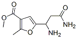 3-Furancarboxylicacid,5-(1,3-diamino-3-oxopropyl)-2-methyl-,methylester(9CI) Structure