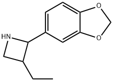 Azetidine, 2-(1,3-benzodioxol-5-yl)-3-ethyl- (9CI) 구조식 이미지