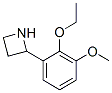 Azetidine, 2-(2-ethoxy-3-methoxyphenyl)- (9CI) Structure