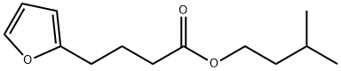 2-Furanbutanoic acid, 3-methylbutyl ester Structure