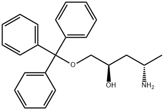 2-Pentanol, 4-amino-1-(triphenylmethoxy)-, (R*,S*)- Structure