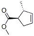 3-Cyclopentene-1-carboxylicacid,2-methyl-,methylester,(1R,2R)-(9CI) Structure
