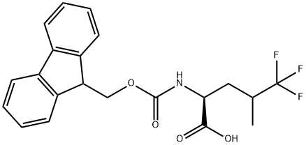 FMOC-D,L-5,5,5-TRIFLUOROLEUCINE
 Structure