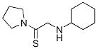 Pyrrolidine,  1-[2-(cyclohexylamino)-1-thioxoethyl]-  (9CI) Structure