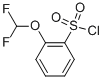 2-DIFLUOROMETHOXY-BENZENESULFONYL CHLORIDE Structure