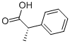 (S)-(+)-2-Phenylpropionic acid 구조식 이미지