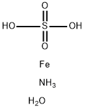 Ammonium ferric sulfate dodecahydrate Structure