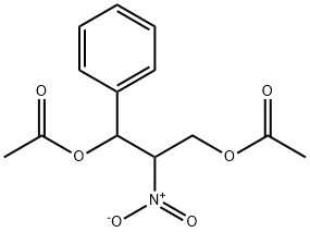 1-페닐-2-니트로-1,3-디아세톡시프로판 구조식 이미지