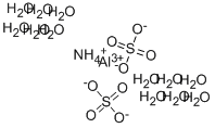 7784-26-1 Aluminium ammonium sulfate dodecahydrate