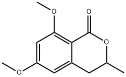 6,8-dimethoxy-3-methyl-3,4-dihydroisocoumarin Structure