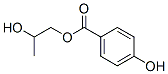 4-Hydroxybenzoic acid 2-hydroxypropyl ester Structure