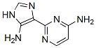 4-Pyrimidinamine,  2-(5-amino-1H-imidazol-4-yl)- 구조식 이미지