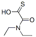 Ethanethioic acid, (diethylamino)oxo- (9CI) Structure