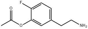 Phenol, 5-(2-aminoethyl)-2-fluoro-, acetate (ester) (9CI) Structure