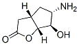 2H-Cyclopenta[b]furan-2-one, 5-aminohexahydro-6-hydroxy-, (3aS,5S,6R,6aR)- (9CI) Structure