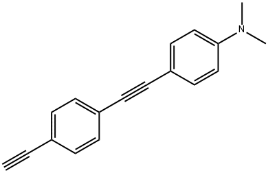 4-((4-ethynylphenyl)ethynyl)-N,N-diMethylbenzenaMine Structure