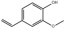 4-Hydroxy-3-methoxystyrene 구조식 이미지