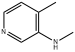 4-메틸-3-메틸아미노피리딘 구조식 이미지