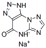 1H-1,2,3-triazolo[4,5-e][1,2,4]triazolo[1,5-a]pyrimidin-4(5H)-one, monosodium salt Structure