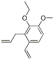 Benzene, 1-ethenyl-3-ethoxy-4-methoxy-2-(2-propenyl)- (9CI) 구조식 이미지