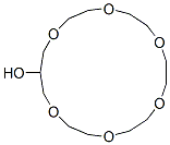 1,4,7,10,13,16-hexaoxacyclononadecan-18-ol  Structure