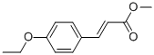 2-PROPENOIC ACID, 3-(4-ETHOXYPHENYL)-, METHYL ESTER Structure