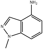 1-Methyl-1H-indazol-4-ylamine 구조식 이미지