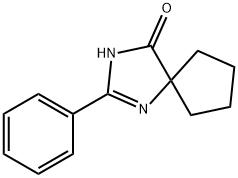 2-PHENYL-1,3-DIAZA-SPIRO[4.4]NON-1-EN-4-ONE Structure