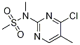 N-(4-클로로-5-메틸-피리미딘-2-일)-N-메틸-메탄설폰아미드 구조식 이미지