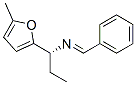 2-Furanmethanamine,alpha-ethyl-5-methyl-N-(phenylmethylene)-,(alphaR)-(9CI) Structure