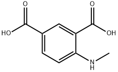 Isophthalic acid, 4-(methylamino)- Structure