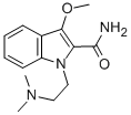 1-(2-(Dimethylamino)ethyl)-3-methoxy-1H-indole-2-carboxamide 구조식 이미지