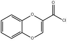 1,4-Benzodioxin-2-carbonylchloride(9CI) Structure