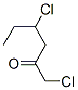 2-헥사논,1,4-디클로로- 구조식 이미지